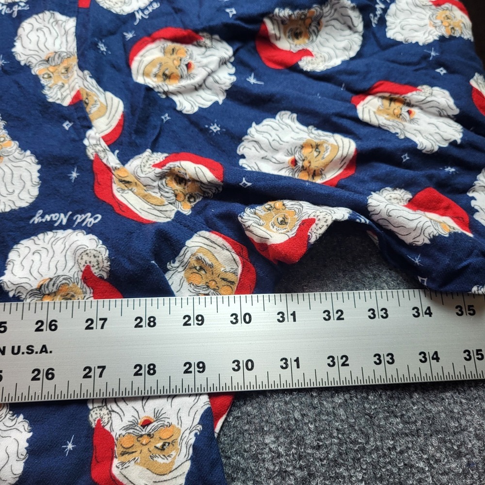 Old Navy Santa Claus Sleep Pajama Top XXXXL Christmas Shirt Long Sleeve NWT - Picture 6 of 9